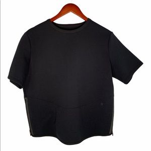 Nike Top Short Sleeve Black Workout Dri - Fit